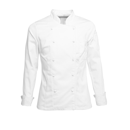  Medline 335ers40 Nudo Botón Chef abrigos, 40, color blanco :  Ropa, Zapatos y Joyería